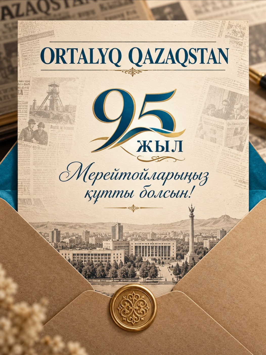 95 лет истории: газета «Ortalyq Qazaqstan» отмечает юбилей